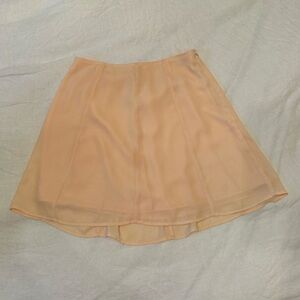 Sunday Best Orange Pink Mini A-Line Skirt Size 4